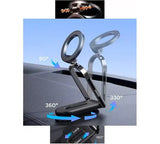 UGREEN for Magsafe Car Mount Dashboard 360° Rotation Magnetic Phone Holder Removable Design Car Cellphone Holder Compatible for iPhone 16 15 14 13 12 Series and MagSafe Case Strongest Magnet  (65186) Ugreen