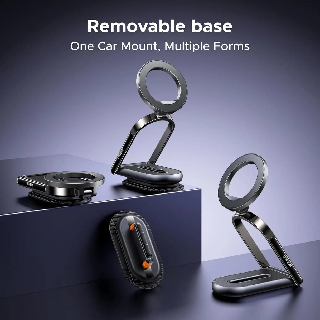 UGREEN MagSafe Car Mount Dashboard 360° Rotation Magnetic Phone Holder iPhone 16 15 14 13 12 MagSafe Case Strongest (65186)