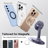 UGREEN Magnetic Desktop Phone Stand – Foldable, Adjustable, 360° Rotation (65229)