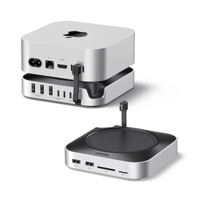 UGREEN Mac mini M4 Dock 11-in-1 USB C Hub 8TB M.2 NVMe 10Gbps 5X USB-A 2X Type-C SD/TF Card Docking Station (65487) Ugreen