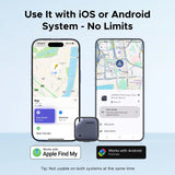 UGREEN FineTrack Duo Smart Tracker for iOS or Android, USB-C Rechargeable Item Finder Tag – 75646P