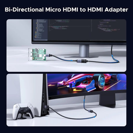 UGREEN Micro HDMI to HDMI 2.1 Adapter 8K@60Hz 4K@240 Ugreen India
