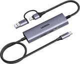 UGREEN USB-C Video Capture Card – 4K@30Hz Loop-Out, 2K@30Hz Capture, 100W PD, USB-A/USB-C Output (65856)
