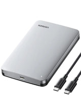 UGREEN 2.5" USB C to SATA III Hard Drive Enclosure 6Gbps, Aluminum Case Adapter Support UASP & Trim Compatible with MacBook Pro/Air WD Seagate Toshiba Hitachi Ugreen