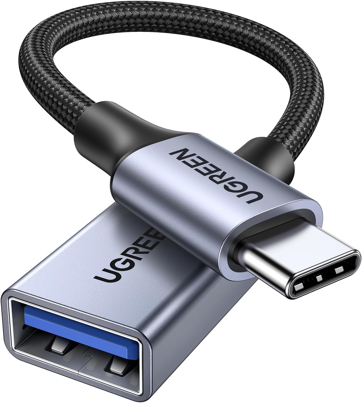 UGREEN US378 70889 USB C To USB A Adapter 10Gbps OTG Ugreen India ugreen-us378-70889-usb-c-to-usb-a-adapter-10gbps-otg-ugreen-india