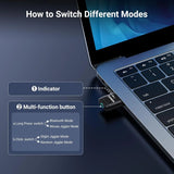 UGREEN Bluetooth 5.4 Adapter & Undetectable Mouse Jiggler, USB Bluetooth Dongle for Computer Laptop, USB Mouse Mover with Switch Button, Mouse Wiggler with 2 Jiggle Modes, Plug and Play (35994) - Ugreen India