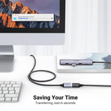 UGREEN 5M USB 3.0 Extension Cable Male to Female Nylon Braided 5Gbps Keyboard Mouse Hub Flash Drive Webcam 25285