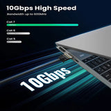 UGREEN Cat 7 Ethernet Cable 2M F/FTP Ultra Durable Shielded LAN 10Gbps 600MHz S/STP Molded Stranded Copper (11269)