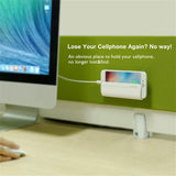 UGREEN Wall Mount Phone Holder – White | Adhesive Wall Charging Dock(30394)