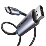 UGREEN 3M USB C to DisplayPort 1.4 Cable [8K@60Hz, 4K@240Hz, 2K@240Hz]Thunderbolt to DP with HDR, VRR & ALLM For MacBook, Mac Mini, iPad, XPS, Surface, iPhone 15 Series, Galaxy etc. (25839) Ugreen