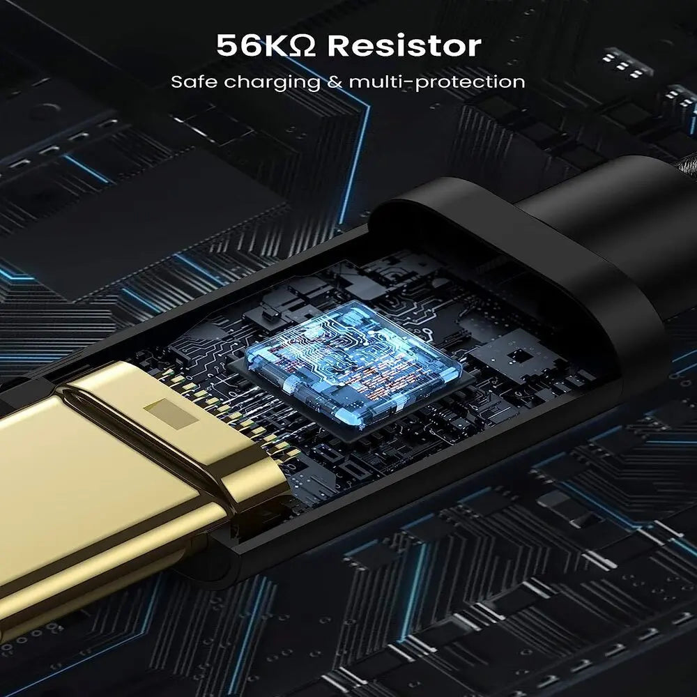 UGREEN USB-A to USB-C Cable 3M Braided Samsung Galaxy S9 S8 S10 Note 9 Nintendo Switch GoPro Hero LG G8 Pack 2 (50878P)