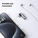 UGREEN USB C to 3.5mm Audio Adapter, Aux Headphone Jack DAC Stereo Mic HiFi Right Angle Dongle Compatible with iPhone 17 16 15 Pro Max/16 15 Plus, iPad Pro, Galaxy S25 Ultra Pixel 9, Gray (20194)