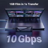 UGREEN M.2 NVMe SATA SSD Enclosure 10Gbps USB 3.2 Gen 2 to NVME PCI-E SATA M-Key/(B+M) Key Solid State Drive External Enclosure Support UASP Trim for 2230/2242 /2260/2280 SSDs (15813) Ugreen India