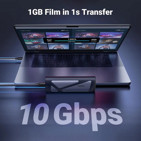 UGREEN M.2 NVMe SATA SSD Enclosure 10Gbps USB 3.2 Gen 2 to NVME PCI-E SATA M-Key/(B+M) Key Solid State Drive External Enclosure Support UASP Trim for 2230/2242 /2260/2280 SSDs (15813) Ugreen India