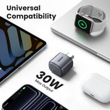 UGREEN Nexode Mini 25257 30W USB-C GaN charger universal compatibility