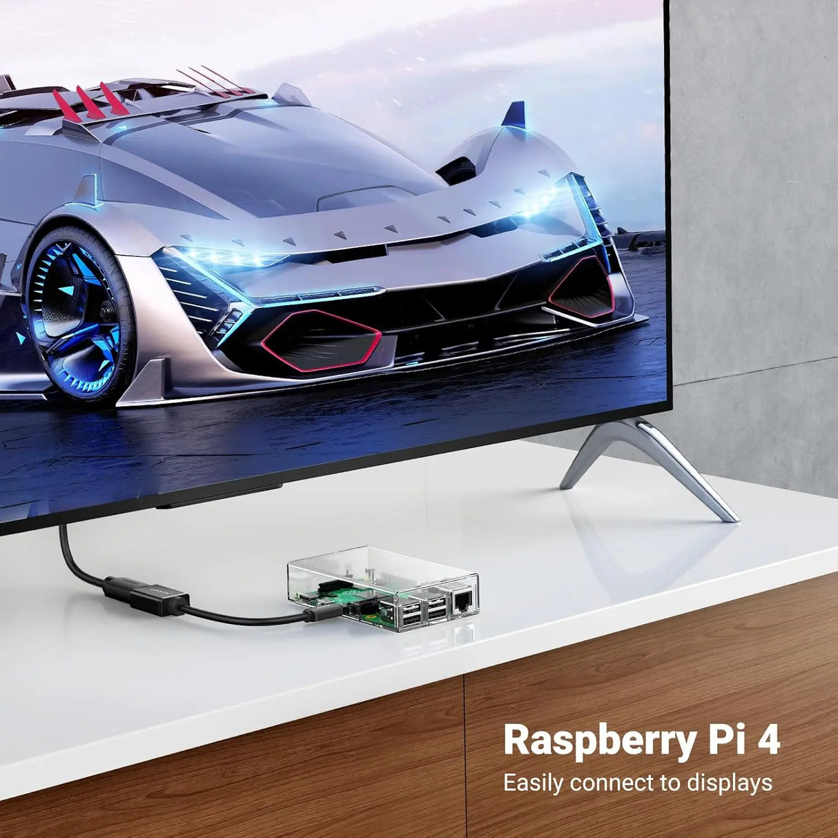 UGREEN Micro HDMI to HDMI Cable Type D Male to Type A Female Adapter 4K 3D GoPro Hero 5 Raspberry Pi 4 20134