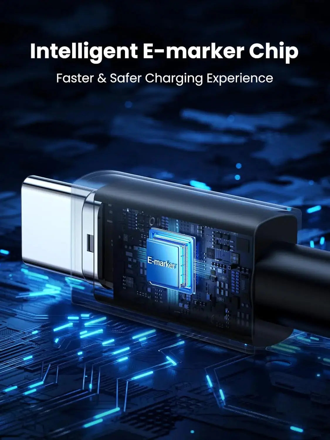 UGREEN 2M 240W USB C 2.0 Cable Fast Charging, Power Delivery Cord, 480Mbps for iPhone 16 Pro Max/15, MacBook Pro, iPad Pro, Dell XPS, Chromebook, Pixel 9/8, Galaxy S24/S23, Switch (45068) - Ugreen India