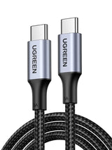 UGREEN 3M USB C to USB C Cable 100W Fast Charge USB C 2.0 5A PD Nylon Braided Compatible for MacBook Pro 2021 iPad Pro Samsung Galaxy S21 S20 Note 20 Dell XPS Pixel (90120) - Ugreen India