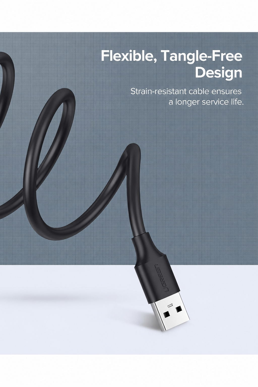 UGREEN US103 5m USB 2.0 Extension Cable – USB-A Male to Female, 480Mbps (10318)