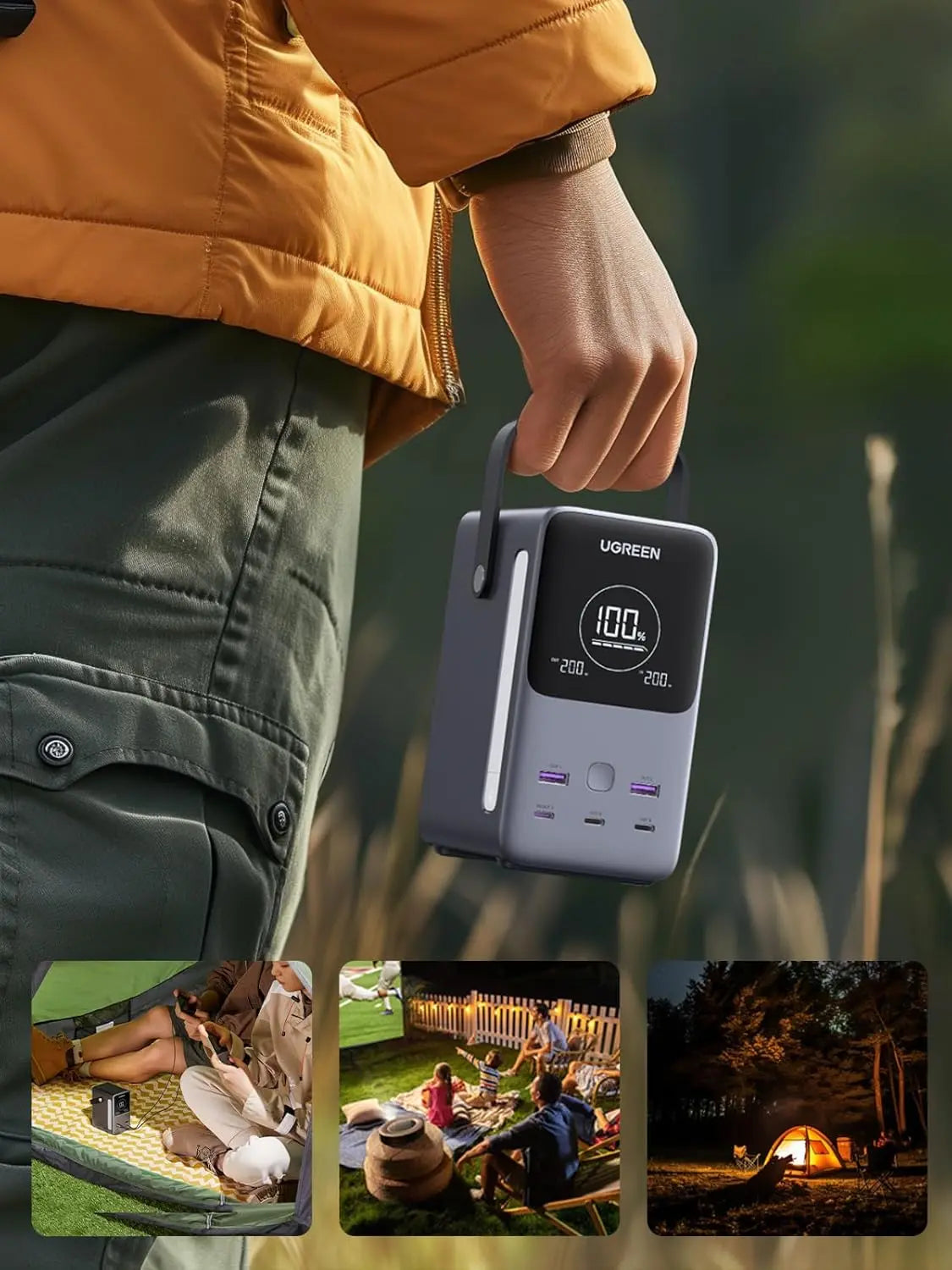 UGREEN 300W 48000mAh Power Bank with Smart Digital Display — Fast