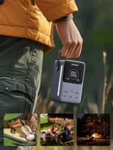 UGREEN 300W 48,000mAh পোর্টেবল চার্জার পাওয়ার ব্যাংক স্মার্ট ডিজিটাল ডিসপ্লে, লাইটিং এবং SOS মোড সহ, 153Wh 5 পোর্ট USB C ব্যাটারি প্যাক আউটডোর ক্যাম্পিং এবং ল্যাপটপের জন্য হোম ব্যাকআপ এবং আরও অনেক কিছু (25286)