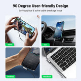 UGREEN 3.5mm Aux Audio Cable, 90° Right Angle, 0.5m - image 2