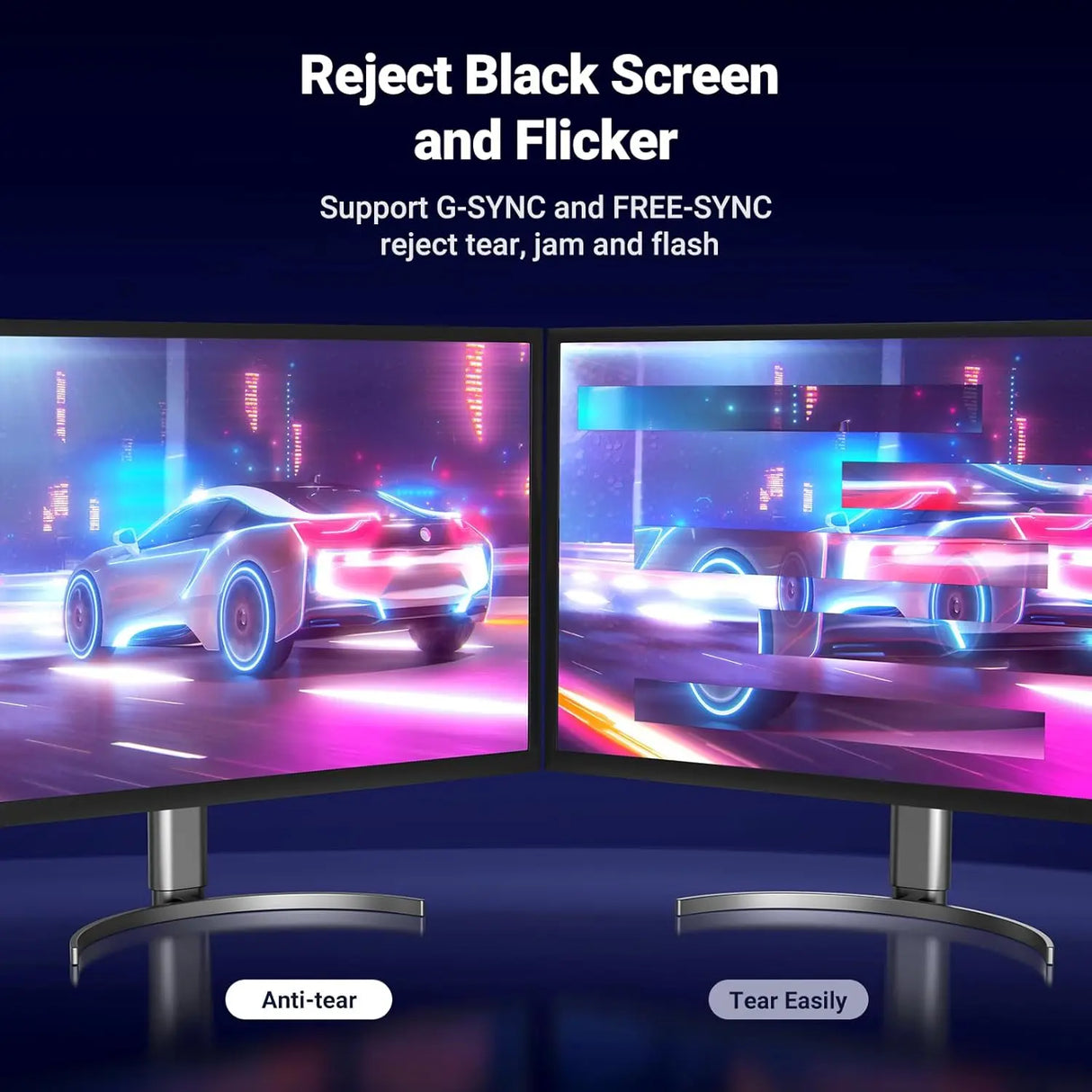 UGREEN 1M DisplayPort 1.4 Cable 8K@60Hz 4K@144Hz DP to DP High Speed HDR HBR3 DSC Gaming Monitor Graphics Card PC Laptop 80390