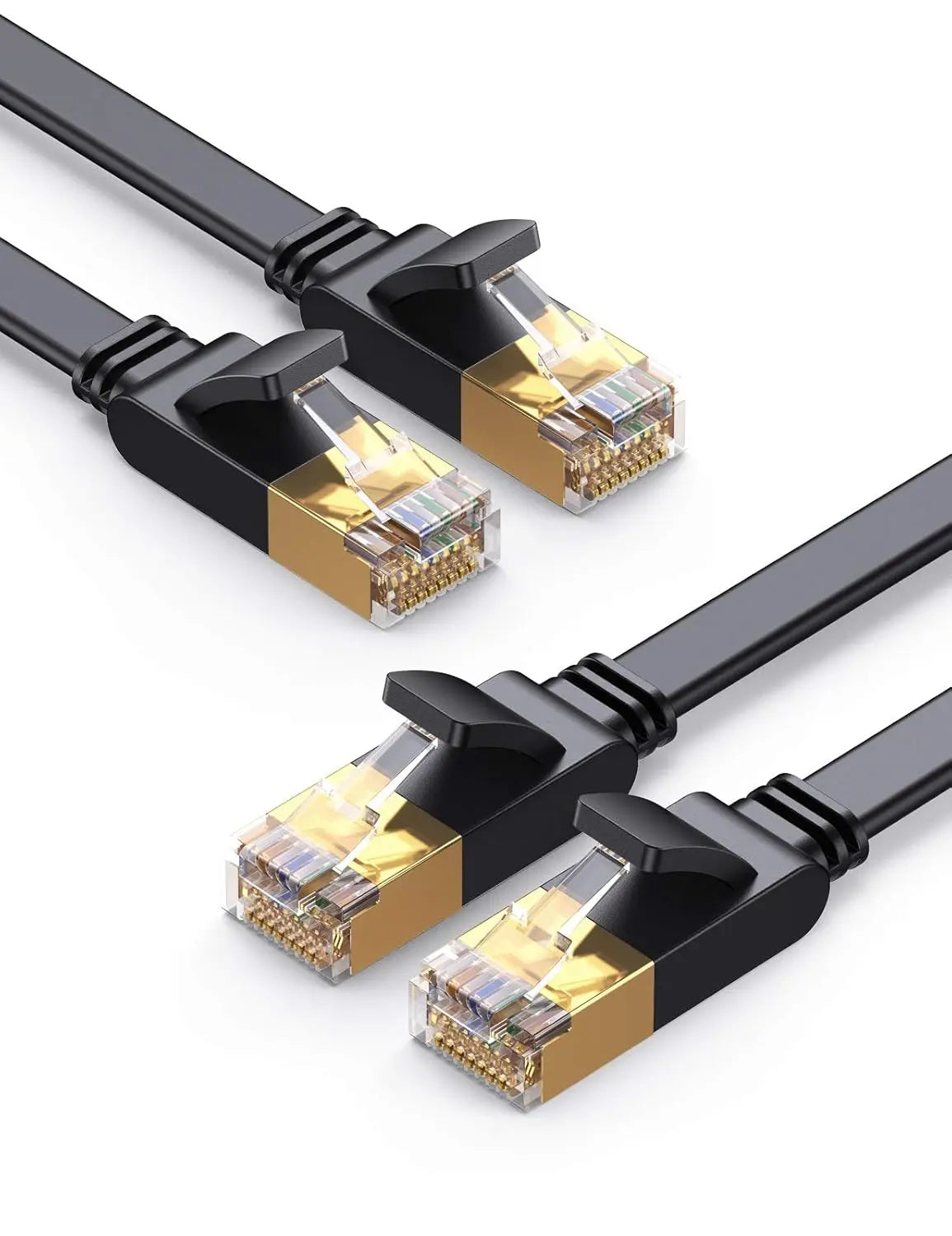 UGREEN 20m Cat7 U/FTP হাই-স্পিড ফ্ল্যাট ল্যান কেবল, 10Gbps/শিল্ডেড গেমিং PS5 PS4 PS3 Xbox ল্যাপটপ মডেম রাউটার কম্পিউটার ইত্যাদির জন্য সামঞ্জস্যপূর্ণ (11267)