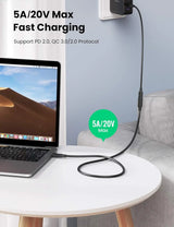 UGREEN USB Type C 3.2 Extension Cable 1M Male to Female Fast Charging 10Gbps Thunderbolt 3 MacBook iPad Dell XPS (10387)
