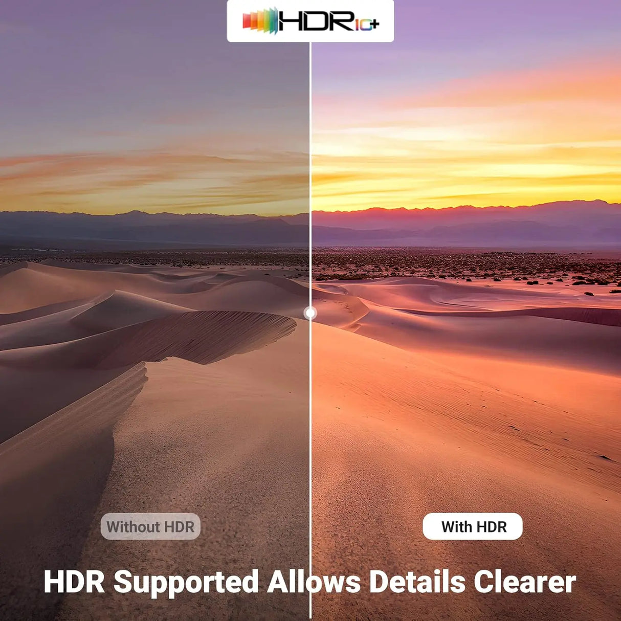 UGREEN 3 In 1 Out 4K@60Hz HDMI সুইচ রিমোট সহ