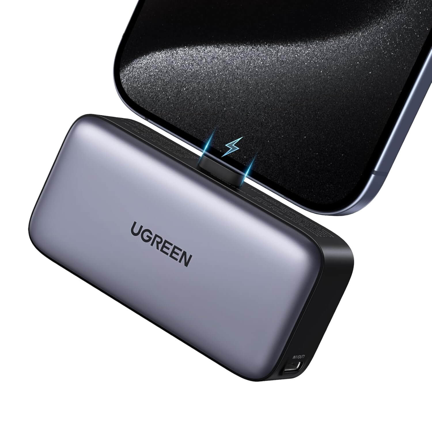 UGREEN PB503 power bank package contents with USB-C charging cable