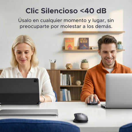 UGREEN 85082 ergonomic dual-mode wireless mouse silent clicks under 40dB