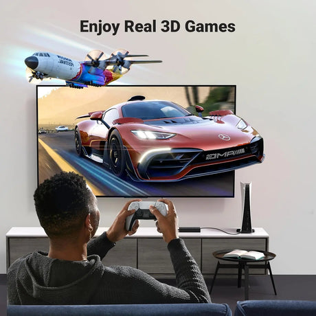 UGREEN HDMI Switch 5 in 1 Out 2.0 4K@60Hz Switcher with Remote 5 Port Selector Box Support 3D CEC HDR HDCP2.2 Compatible with PS5/4/3 Xbox Fire Stick, Black (90512) Ugreen India