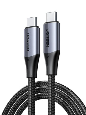 UGREEN 1M USB-C to USB-C Cable 240W PD 10Gbps Data Transfer 4K Video Braided MacBook Pro iPad Pro Galaxy Steam Deck 80150V240 Ugreen