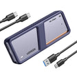 UGREEN 40Gbps M.2 NVMe Enclosure with Cooling Fan, Anti-Drop SSD Enclosure for MacBook, Aluminum M.2 Enclosure Support M/B+M Key Size 2280/2260/2242/2230 Compatible with Thunderbolt 3/4/USB4/3.2/3.1 (15976) - Ugreen India