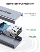 UGREEN USB 3.0 Adapter Type A Female to Female Coupler Aluminum Case 5Gbps High Speed Laptop PC Flash Drive Keyboard Mouse 20119