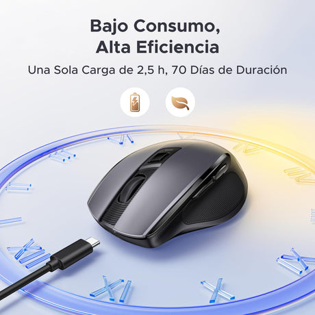 UGREEN 85082 ergonomic dual-mode wireless mouse low power consumption, high efficiency