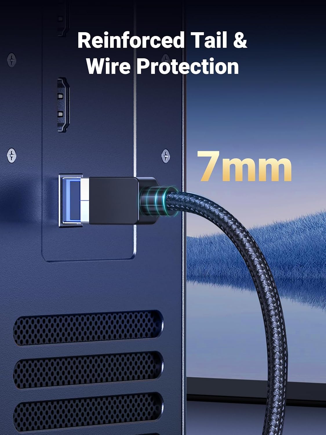 UGREEN 80430 reinforced tail and braided jacket