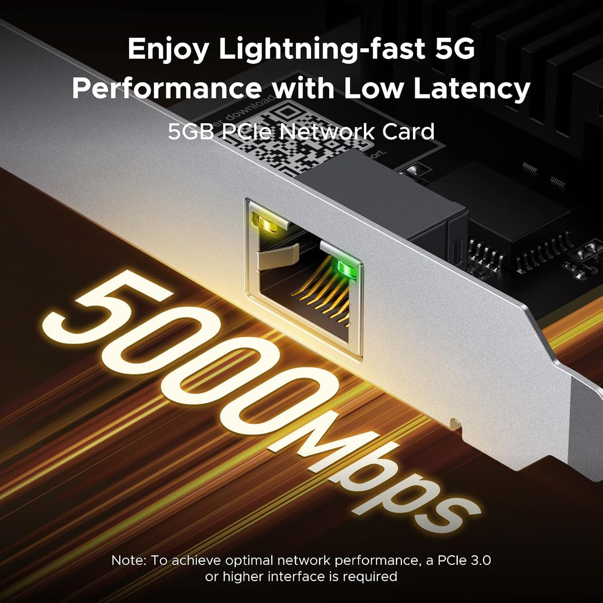 UGREEN 75681 5Gbps PCIe Ethernet card speed