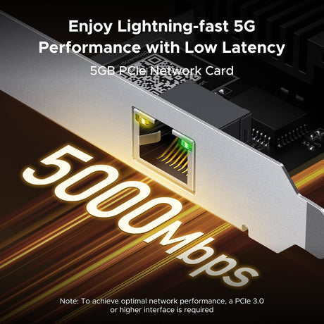 UGREEN 75681 5Gbps PCIe Ethernet card speed