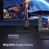 UGREEN 15534 Revodok Pro 210 10-in-1 USB-C Hub Dual HDMI 4K@60Hz PD100W | UGREEN India