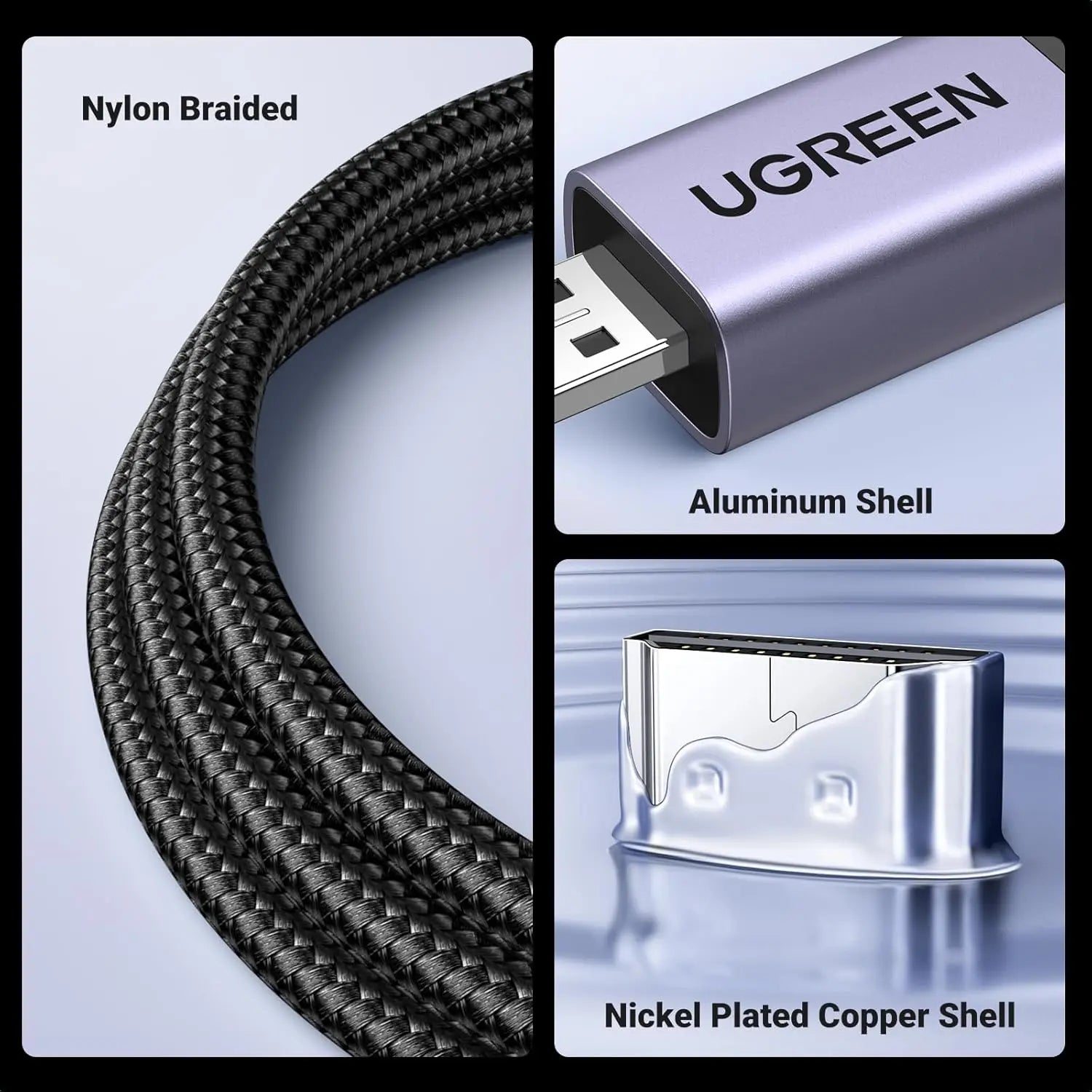 Ugreen Micro HDMI to HDMI 8K@60Hz Cable – UGREEN 15516 – Ugreen India
