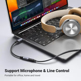 UGREEN USB C to 3.5mm Headphone Jack Adapter Type-C Male Female Audio Dongle iPhone 15 Samsung Galaxy Google Pixel (80154)