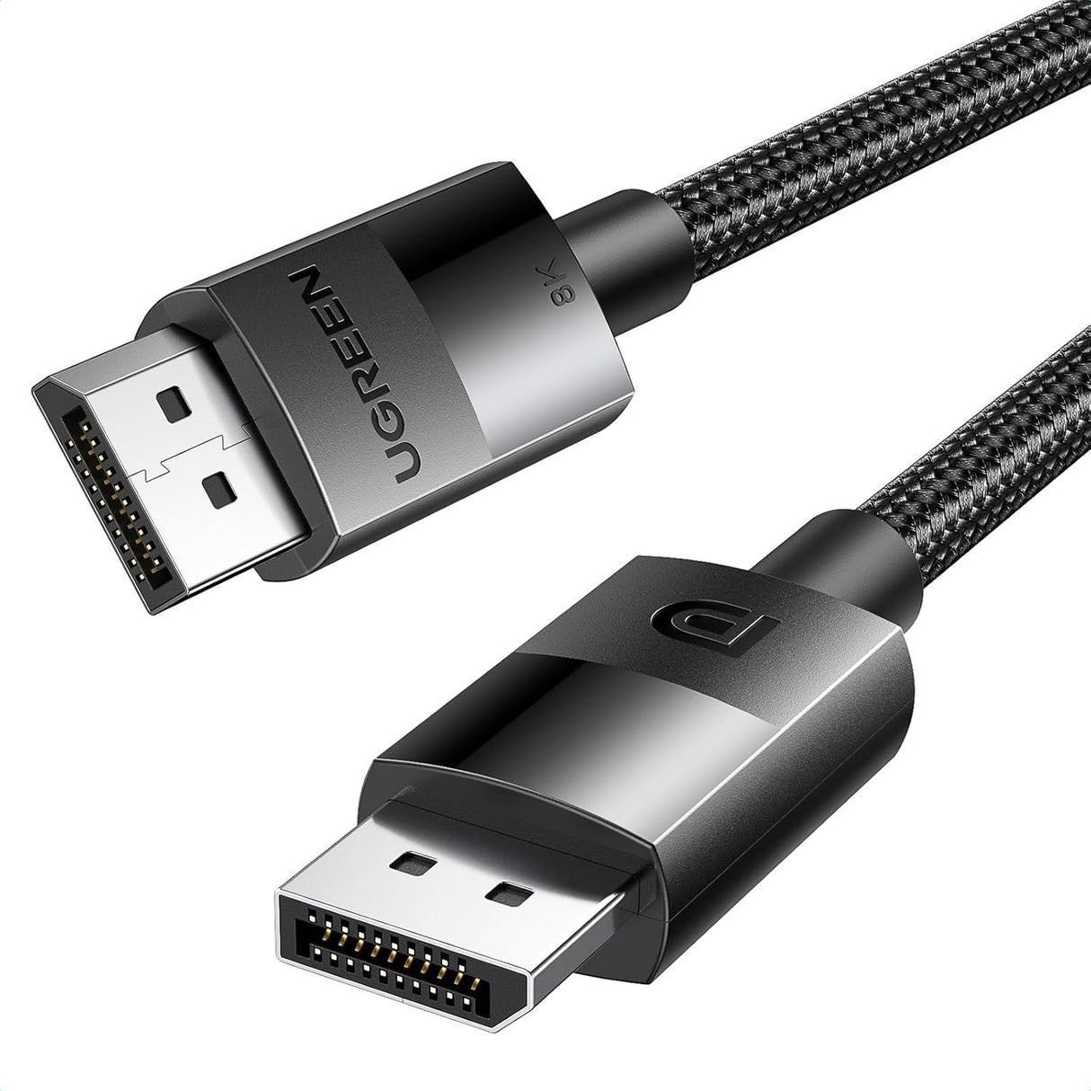 UGREEN 1.5M DisplayPort 1.4 কেবল 8K@60Hz 4K@144Hz হাই স্পিড DP থেকে DP HDR HBR3 DSC মনিটর গ্রাফিক্স কার্ড পিসি ল্যাপটপ 80391
