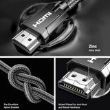 UGREEN 3M 8K@60Hz HDMI 2.1 Ultra Certified Zinc Alloy Braided 48Gbps Dynamic HDR Dolby Vision eARC Xbox PS5 Nintendo Switch 80602