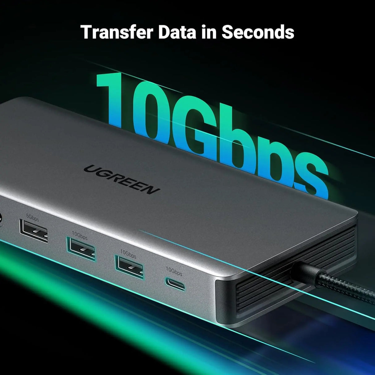 UGREEN 13 इन 1 USB C 4K ट्रिपल डिस्प्ले मल्टीफंक्शनल एडाप्टर डुअल HDMI, DP, 4 Usb A पोर्ट, Usb C पोर्ट, 100W PD, 1Gbps ईथरनेट, SD/TF कार्ड रीडर, Dell XPS ThinkPad और अधिक के लिए ऑडियो। (15978)