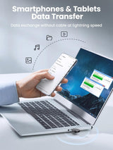 UGREEN USB Bluetooth Adapter for PC Bluetooth 5.0 Dongle USB2.0 EDR Receiver Mini Size Wireless Transfer Support Windows 10/8.1/8/7/XP Compatible with Desktop Laptop Mouse Keyboard Printer Speaker PS5 (80889)