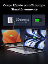 UGREEN 140W Nexode 3-Port USB C GaN II Charger PD 3.1 Power Supply MacBook Pro 16" Dell XPS iPhone 14 Galaxy S22 (90549)