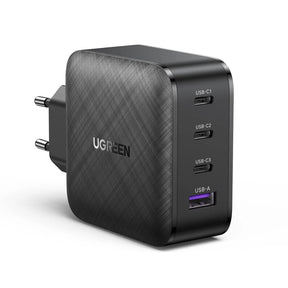 UGREEN 65W 4-Port 3C1A GaN Charger MacBook Pro Air iPad iPhone 12 Pro 11 Galaxy S20 S10 Pixel Nintendo Switch PC (70774) Ugreen