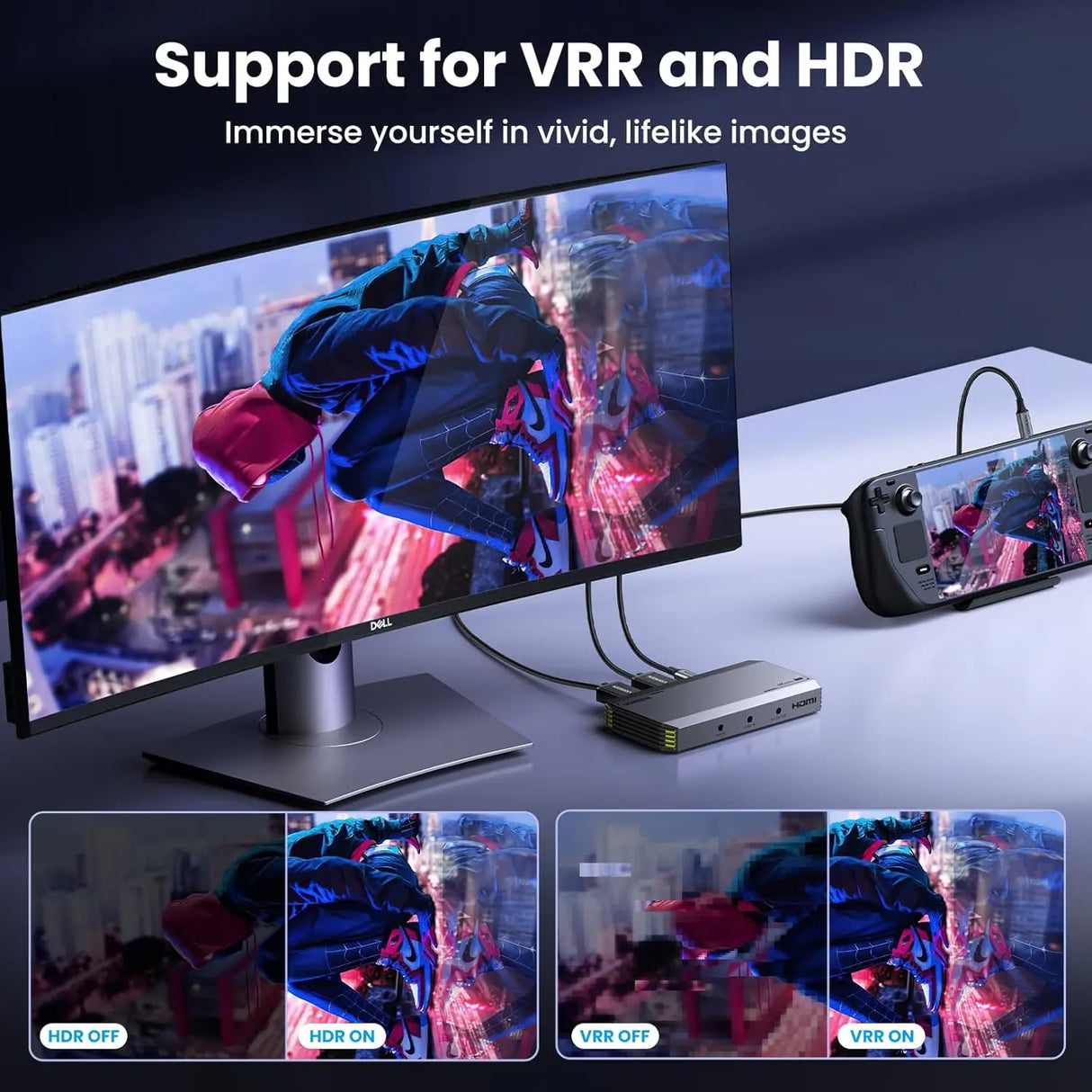 UGREEN 4K@60Hz Capture Card, Ultra HD HDMI Video Capture Card 1080P@240Hz USB 3.0 Ultra-Low Latency with VRR and HDR for Streaming, Gaming, Recording Compatible with iPad, Switch, PS5, Xbox, PC, Mac (25173) - Ugreen India